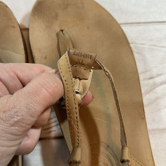 Rainbow Sandals Braided T Strap Size XL - Picture 5 of 9